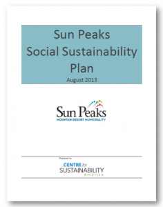 Sun Peaks Social Sustainability Plan