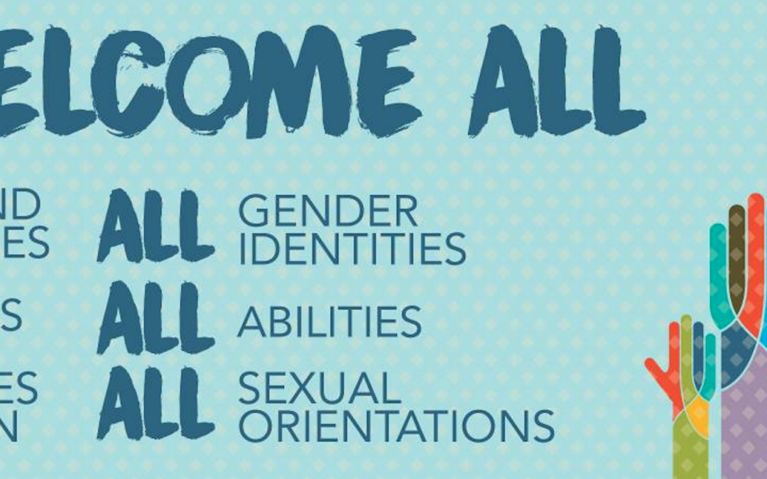 we welcome alll identities sign